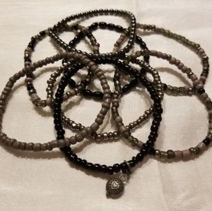 Handmade stretch bracelets